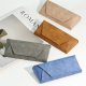 Velvet leather glasses case