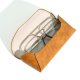 Velvet leather glasses case