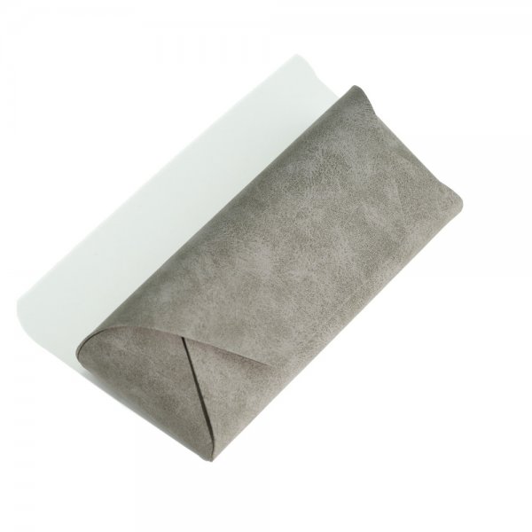 Velvet leather glasses case